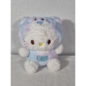 Hello Kitty Plush Blue Purple Bear Costume 9" Stuffed Animal
